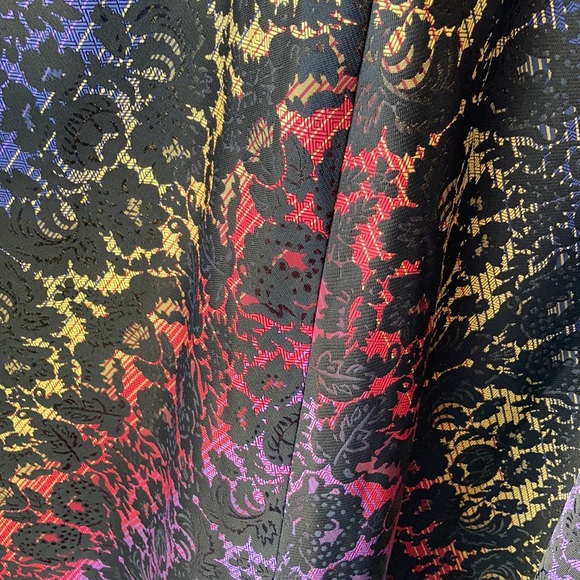 Catherine Malandrino Floral Holographic Maxi Skirt - Picture 6 of 6